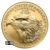 2025 1 oz American Gold Eagle Head 50 Dollars Reverse Round